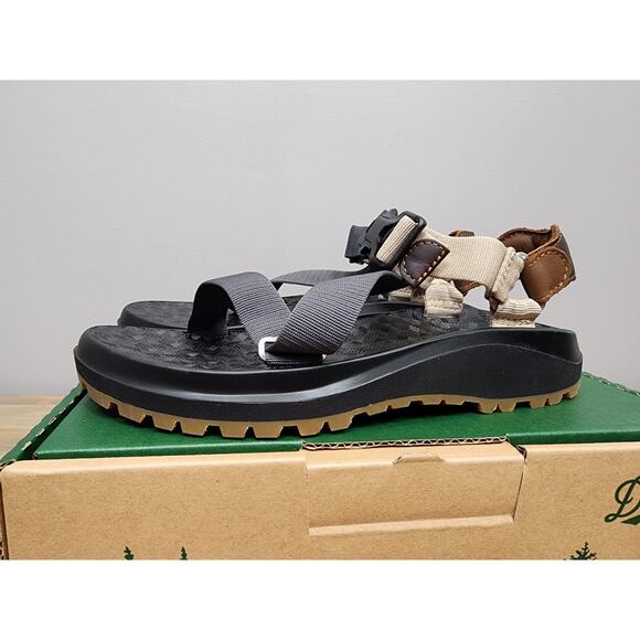 Danner Wallowa Textile Sandal Grizzly Brown/Dark Shadow Men\'s 8 Adjustable 35384 main image 4